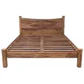 Bett Rami 160x200 aus indischem Sheesham-Massivholz