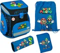 Scooli Schulranzen EasyFit, Super Mario (Set, 5-tlg)