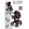 Moon Resea 2.0 Kombikinderwagen, Farbe/Dessin: Tonka