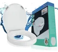 WENKO WC Deckel Secura Comfort Toiletten Absenkautomatik Sitz Flächenerhöhung