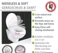 WENKO WC Deckel Secura Comfort Toiletten Absenkautomatik Flächenerhöhung 5cm