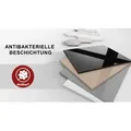 designimpex Couchtisch HM-111 Schwarz / Weiß Hochglanz Schublade höhenverstellbar ausziehbar, Funktionstisch, Wohnzimmertisch, Tisch, Esstisch, Sofatisch, Schublade schwarz