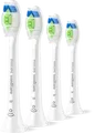 Philips Sonicare Aufsteckbürsten HX6064/87 | Ersatzbürstenköpfe Optimal White | Original | 4er-Pack | Weiß