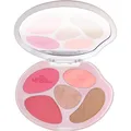 essence Disney THE LITTLE MERMAID face palette, Rougepalette, Nr. 01, Mehrfarbig, 5 Farben, natürlich, schimmernd, metallisch, vegan, ölfrei, ohne Parabene, ohne Mikroplastikpartikel, 1er Pack (8.9g)
