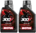 MOTUL 300V FACTORY LINE ROAD RACING 10W-40 4T Motoröl 2x1 Liter Motorrad Öl