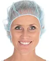 1-10x HYGOSTAR PP-Baretthaube Bettina, Durchmesser: 530 mm, blau BIS 48% RABATT