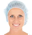100 HYGOSTAR PP-Baretthaube Bettina, Durchmesser: 530 mm, blau
