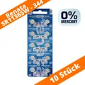 10 x Renata 344 Uhrenbatterie 1,55 V SR1136SW SR42 105mAh Knopfzelle Neu