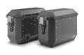 GIVI Trekker Alaska 36 Liter. Koffersatz Monokey Black Line 2 Stück schwarz