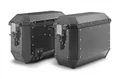 GIVI Paar Koffer Monokey Trekker Alaska Aluminium Schwarz