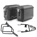 GIVI ALA36B Seitentaschen Mit Rahmen ALA36BPACK2 + PL6410 + SR6410 Schwarz