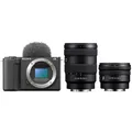 Sony Vlog-Kamera Alpha ZV-E10 II + SEL 16-55mm f/2,8 G + SEL 10-20mm f/4.0 G PZ