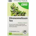 ZITRONENMELISSEN Tee Melissae herba Salus Fbtl. 15 St PZN09002325