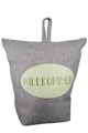 CULT at home Türstopper Sack schwer 1 kg – Türstopp aus Stoff grau mit Schriftzug Willkommen – Doorstopper Floor Balkontür Stopper Tuerstopper Höhe 20 cm