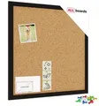 ALLboards Pinnwand ALLboards Pinnwand mit Farbigem Holz Rahmen Korktafel schwarz 40 cm x 40 cm
