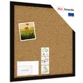ALLboards Pinnwand mit Schwarzer Holz Rahmen 40x40cm Korktafel Korkwand Pinnwand Kork
