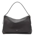 Abro Schultertasche Umhängetasche Leather Agave Shoulder Bag Carina Dark Brown dunkelbraun