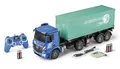 Carson 500907671 1:20 MB Arocs mit Container 100% RTR - Ferngesteuertes Fahrzeug, LKW mit Licht- und Soundfunktion, inkl. Batterien und Fernsteuerung, 30 Minuten Fahrzeit