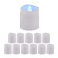 LED Teelichter weiß Elektro-Teelichter 12x LED Kerzen flammenlose Teelichter
