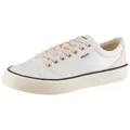 HUGO B-cross Sneaker Schnürschuh, Halbschuh, Plateausneaker mit gep. Schaftrand beige 41 EU