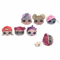 240917 L.O.L. Plüschtier Squishy Plüschanhänger mit Fach Puppenkopf Anhänger