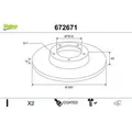 Valeo 672671 Bremsscheibe