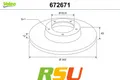 2x Bremsscheibe COATED 672671