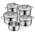 WMF Mini 0718556040, Kochset, Edelstahl, Edelstahl, Edelstahl, Edelstahl, Edelstahl - Silber