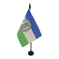 AZ FLAG - Tischflagge Königreich Von Araucanie Und Von Patagonie Mit Waffen - 21x14 cm - Nueva Francia Tischfahne 14 x 21 Cm - Flaggen