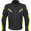Germot Matrix Motorrad Textiljacke, schwarz-gelb, Größe 2XL für Männer