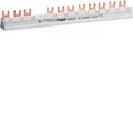 hager Phasenschiene KDN363F, 3-polig Gabelschiene 63 A 10,0 mm², 12, 1 St.