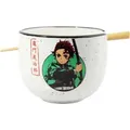 Demon Slayer Ramen-Schüssel mit Stäbchen Tanjiro 414 ml - Gold