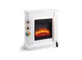 BALDERIA Elektrokamin Ladina - Standkamin mit Heizung 2000 W, weiss