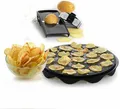 Mastrad Top Chips Set Chipsmaker + Mandoline, Mikrowellen-Chipsbräter, Silikon, Kunststoff, Schwarz, F64601