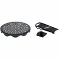 Mastrad Top Chips Set Chipsmaker + Mandoline Mikrowellen-Chipsbräter Schwarz