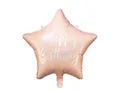 Alles Gute zum Geburtstag! Rosa Stern Folienballon 40 cm