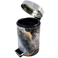 Sanilo Kosmetikeimer "Marmor Abstrakt", 3,0L, Grau, Rund