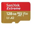 Sandisk Extreme Microsdxc 128gb For Action Cams And Drones + Sd Adap