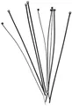 fischer Kabelbinder UBN, hochwertiges Kabelhalter-Set (100 Stk. 2,5 x 200 mm) aus Nylon-Polyamid, für Befestigungen von Kabeln und Rohren, halogen- & silikonfrei, schwarz
