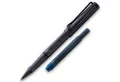 LAMY Tintenroller LAMY Tintenroller Safari Stahl Schwarz ROLL-INK Füller ergonomisch mit