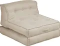 Home affaire Sessel Pia, Loungesessel in 2 Größen, mit Schlaffunktion und Pouf-Funktion.
