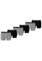 PUMA Boxer Boxershorts Men Herren Everyday Unterhose Unterwäsche 6er Pack, Farbe:Black/Grey Melange, Bekleidungsgröße:L
