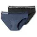 Schiesser Periodenslip Secret Care (2-St) Damen Frauen bunt|schwarz 46-48