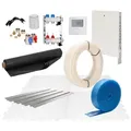 90 m2 Set Trockenestrichsystem 25 mm WLG 035 PE-RT Rohr Raster 12,5 cm 7 Heizkreise LCD Regler 230 V + Zubehör