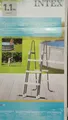 Intex Poolleiter Sicherheitsleiter 28075 Krystal Clear Pool Leiter Basic 110 cm