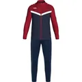JAKO Unisex Polyesteranzug Iconic, Farbe:marine/chili rot, Größe:M
