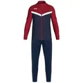 Jako Polyesteranzug Iconic - marine/chili rot /Gr: M