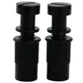 Musiclily Pro 2Pcs Black M8 Metric Tailpiece Studs For Epiphone Les Paul Guitar