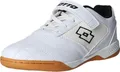 Lotto WHIZZER K Indoor Sportschuh Weiß mit Elastikband und Klettverschluss