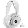 SteelSeries Arctis Nova 5 White kabelloses Gaming Headset für PC, Switch, PlayStation und Mobilgeräte, ClearCast 2.X Mikrofon, 60 Stunden Akkulaufzeit